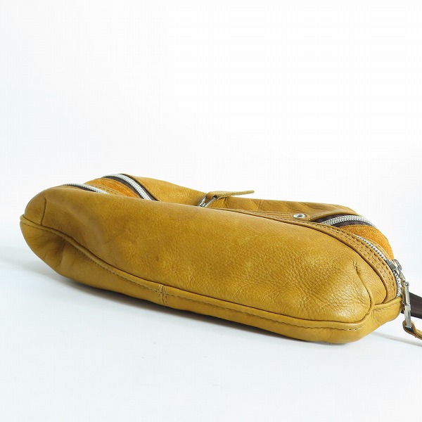 実際に弊社で買取させて頂いたmaster-piece/マスターピース カウレザー ボディバッグ 01063-1の画像 3枚目