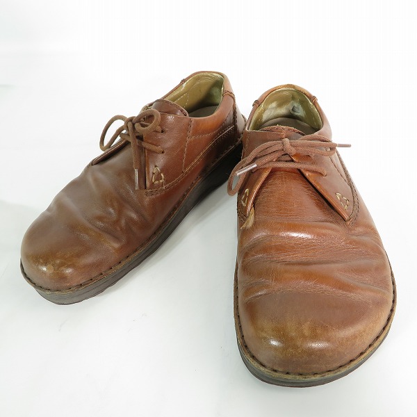 実際に弊社で買取させて頂いたBIRKENSTOCK/ビルケンシュトック ブラウン レザーシューズ 25