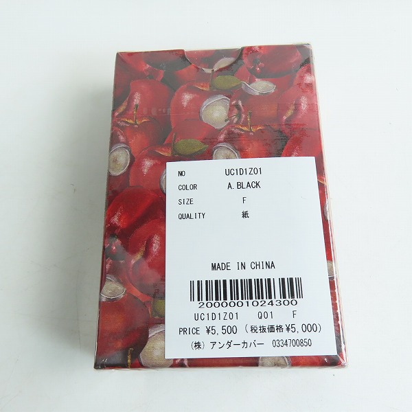 実際に弊社で買取させて頂いた【未使用】UNDERCOVER/アンダーカバー ケース入り トランプの画像 2枚目