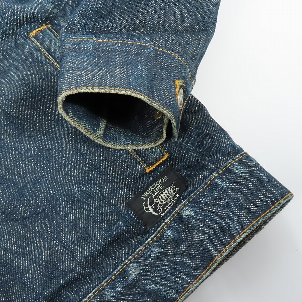 実際に弊社で買取させて頂いたCRIMIE/クライミー デニムジャケット Mの画像 8枚目