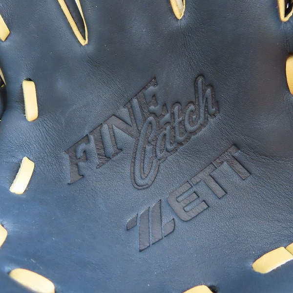 実際に弊社で買取させて頂いたZETT/ゼット 軟式/オールラウンド SMUカラーグラブ FINECatch BRGB35432A  の画像 5枚目