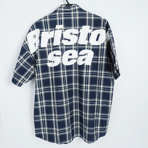 実際に弊社で買取させて頂いたF.C.Real Bristol×WIND AND SEA/ウィンダンシー BRISTOL SEA S/S BAGGY SHIRT/バギーシャツ FCRB-220153/Sの画像 1枚目