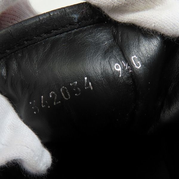 実際に弊社で買取させて頂いたGUCCI/グッチ 迷彩/カモフラ ハイカットスニーカー 342034 9.5の画像 5枚目