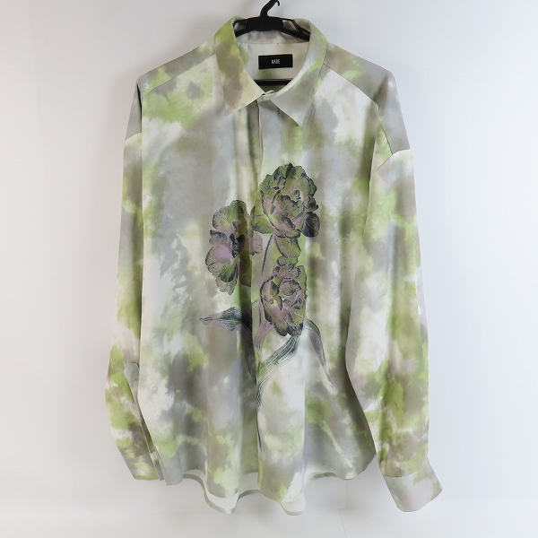 実際に弊社で買取させて頂いたHARE/ハレ 花デザイン 長袖シャツ HA020228CF/F