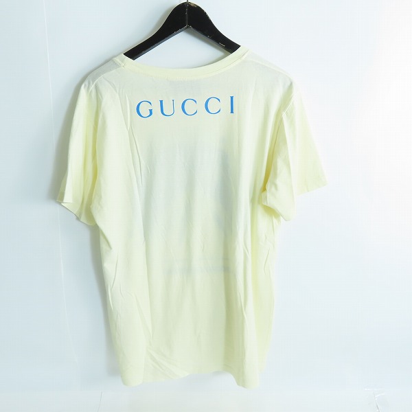 実際に弊社で買取させて頂いた【JPタグ】GUCCI×Paramount/グッチ×パラマウント ロゴプリント 半袖Tシャツ 493117 X3P80/S の画像 1枚目