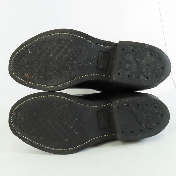 実際に弊社で買取させて頂いたRED WING/レッドウィング ペコスブーツ ブラック 8155/8.5Eの画像 2枚目