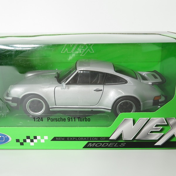 実際に弊社で買取させて頂いた【未開封】welly/ウェリー 1/24 ミニカー NEX Porsche 911 Turbo ポルシェ ターボ ミニカーの画像 1枚目