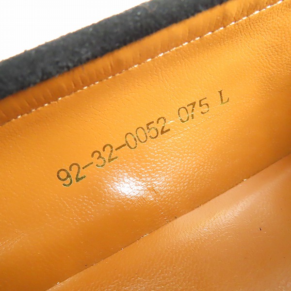 実際に弊社で買取させて頂いたB:MING by BEAMS/ビーミングバイビームス スエード コインローファー スリッポン 92-32-0052-075/Lの画像 5枚目