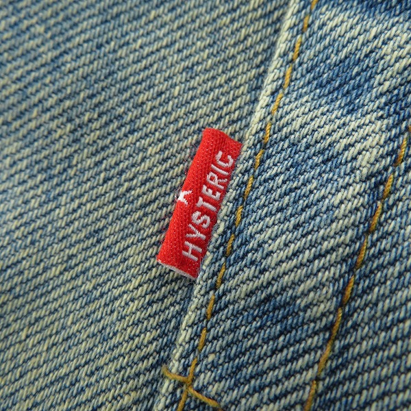 実際に弊社で買取させて頂いたHYSTERIC GLAMOUR/ヒステリックグラマー KINKY JEANS デニム パンツ 02223AP04/W31L32の画像 3枚目