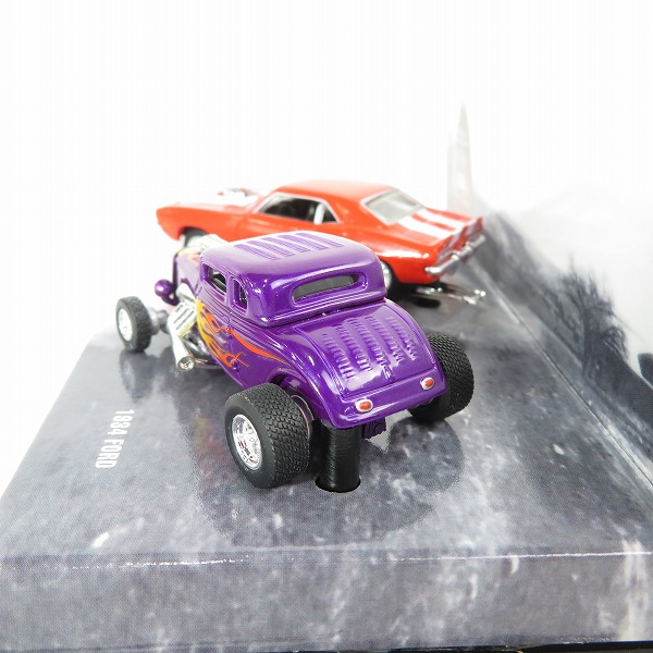 実際に弊社で買取させて頂いた100% HotWheels/ホットウィール MAIN STREET OF AMERICA Route 66 1969 CAMARO/カマロ 1934 FORD/フォード ミニカーの画像 5枚目