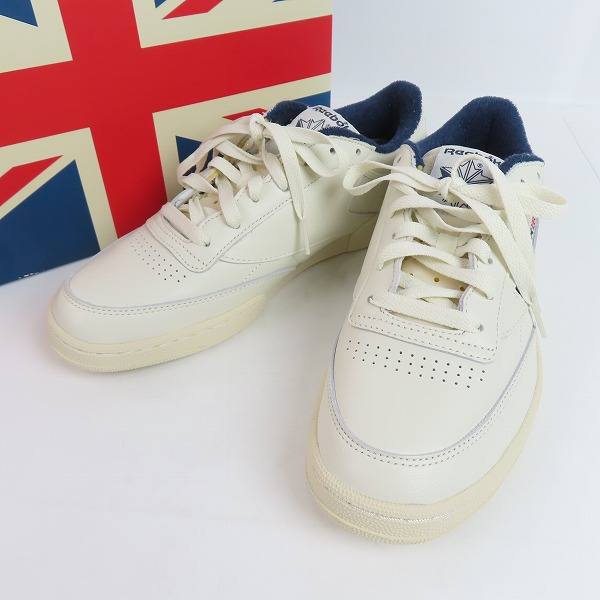 実際に弊社で買取させて頂いたReebok/リーボック CLUB C 85 VINTAGE ローカットスニーカー GX3683 27.5