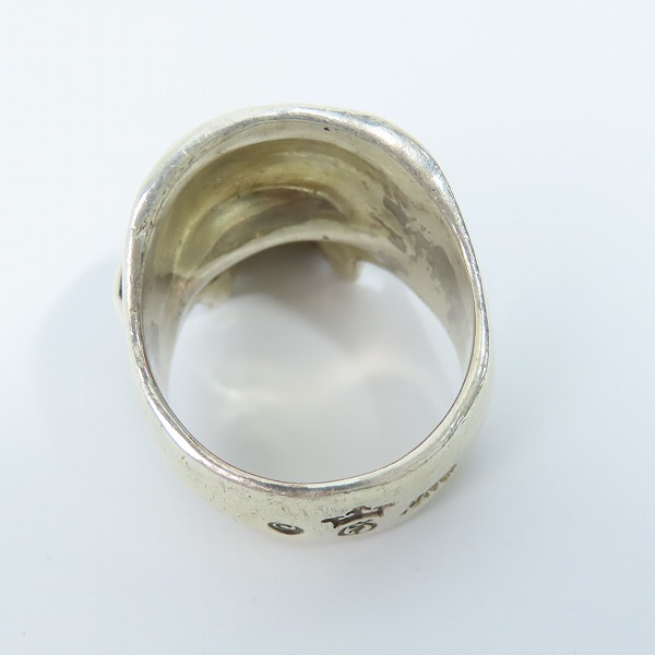 実際に弊社で買取させて頂いた【ギャラ付】Gabor/Gaboratory/ガボール ミディアムラージスカルリングwアウトジョー 23.5-25号の画像 5枚目