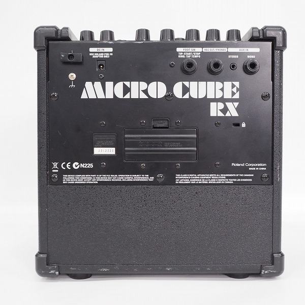 実際に弊社で買取させて頂いたRoland/ローランド MICRO CUBE RX ポータブルギターアンプ コンボアンプ【動作確認済】の画像 5枚目
