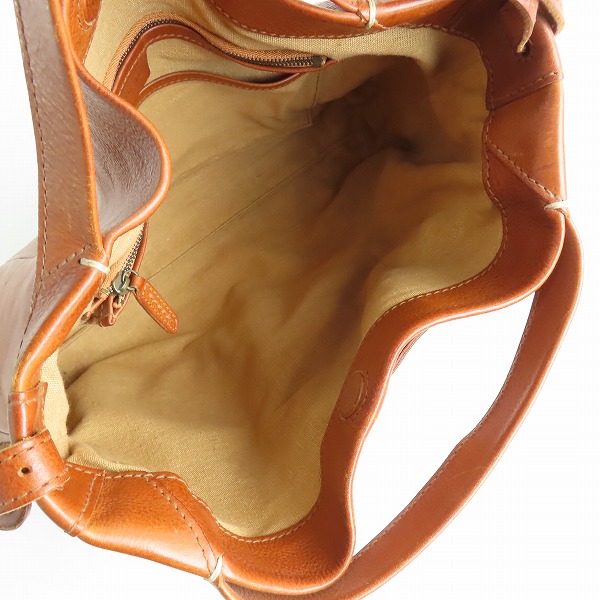 実際に弊社で買取させて頂いたgenten/ゲンテン レザー ショルダーバッグの画像 4枚目