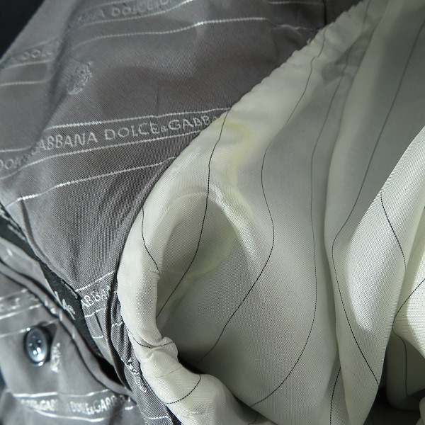 実際に弊社で買取させて頂いたDOLCE&GABBANA/ドルチェ&ガッバーナ/ドルガバ テーラードジャケット 46の画像 6枚目