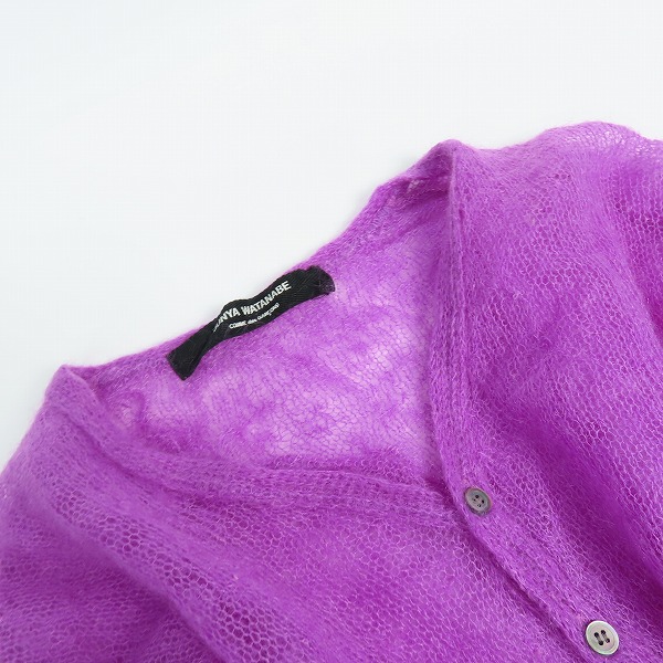 実際に弊社で買取させて頂いたJUNYA WATANABE COMME des GARCONS/コムデギャルソン ウールニットカーディガン JK-N022の画像 4枚目