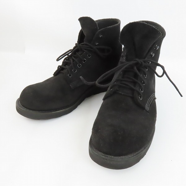 実際に弊社で買取させて頂いたRED WING/レッドウィング 30周年 BEAUTY&YOUTH別注 ALL BLACK PLANE TOE 1989/7.5D