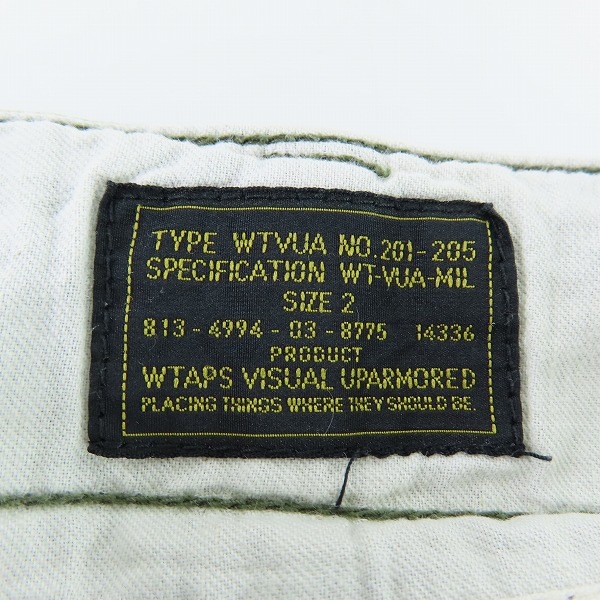 実際に弊社で買取させて頂いたWTAPS/ダブルタップス BUDS SHORTS/バッズショーツ ミリタリーハーフパンツ 141GWDT-PTM13/2の画像 2枚目