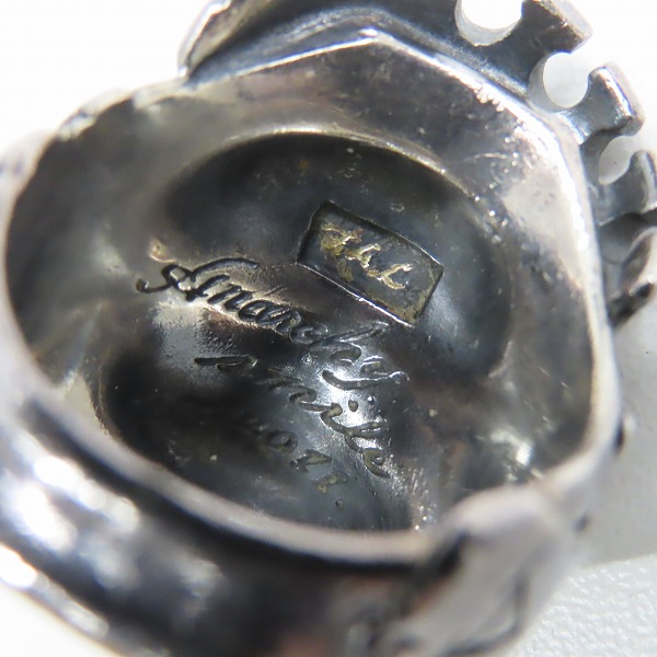 実際に弊社で買取させて頂いたF.A.L/FAL エフエーエルエフエーエル アナーキースマイル リング/18号の画像 6枚目