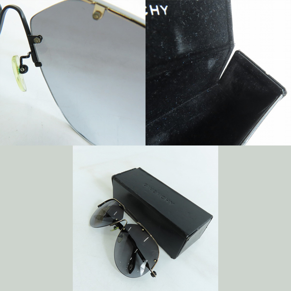 実際に弊社で買取させて頂いたGIVENCHY/ジバンシィ ティアドロップサングラス SGVA51の画像 9枚目