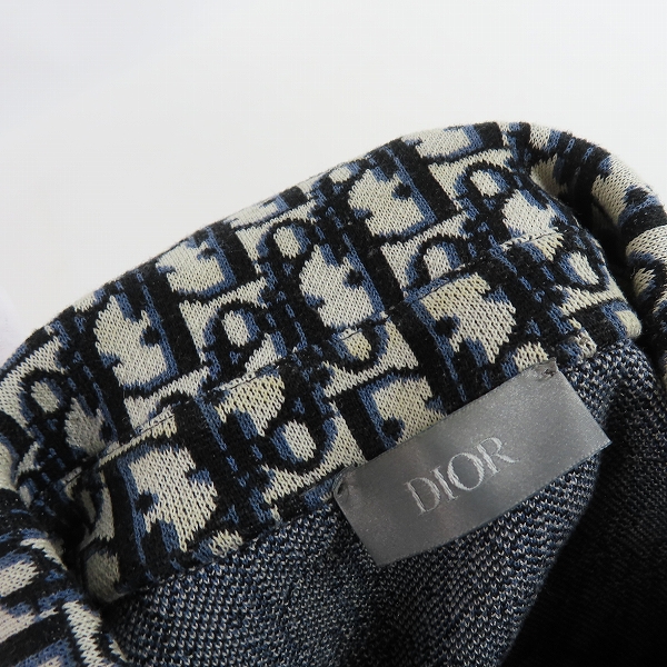 実際に弊社で買取させて頂いた【JPタグ】Dior/ディオール 20SS Dior Oblique Overshirt オブリークオーバーニットシャツ 023M550AT099/Mの画像 5枚目