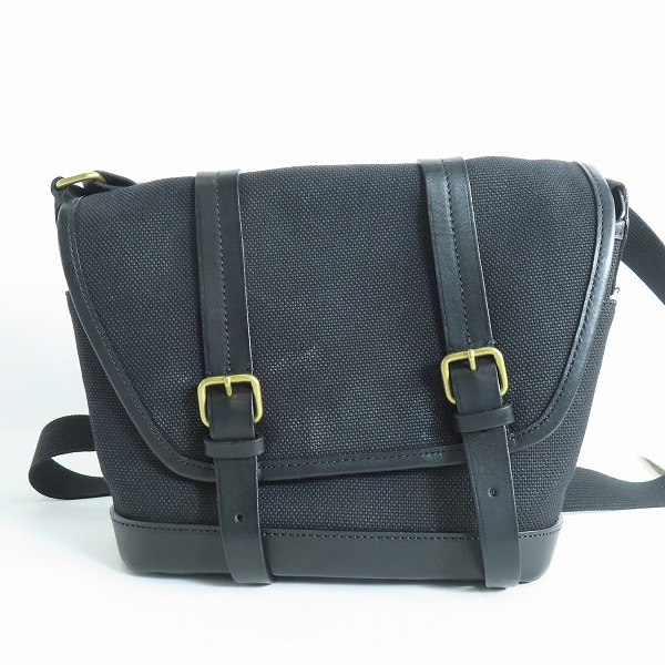 実際に弊社で買取させて頂いた土屋鞄製造所/ツチヤカバン キャンバス×レザー ショルダーバッグ