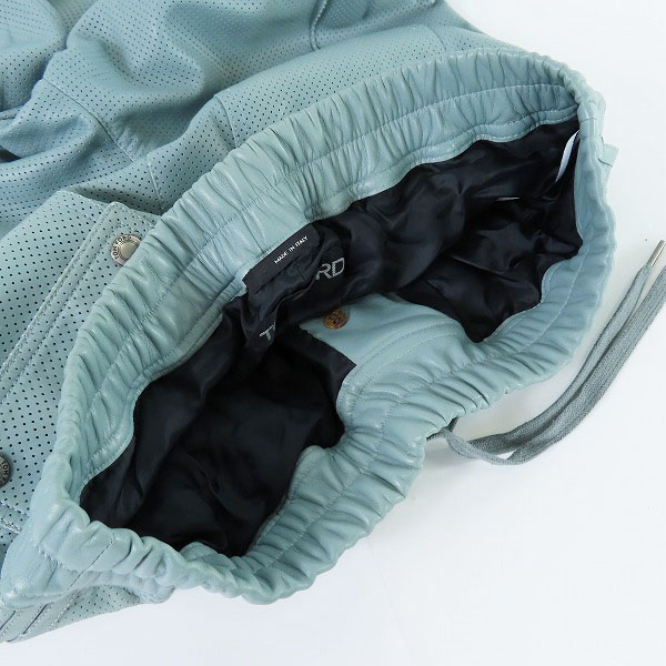 実際に弊社で買取させて頂いたTOM FORD/トムフォード 羊革 レザーパンツ/48の画像 4枚目