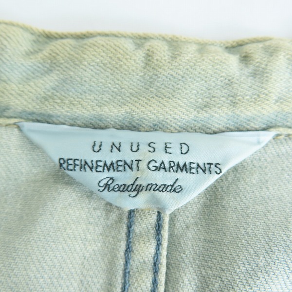 実際に弊社で買取させて頂いたunused/アンユーズド ハーフジップデニムシャツ/2の画像 2枚目