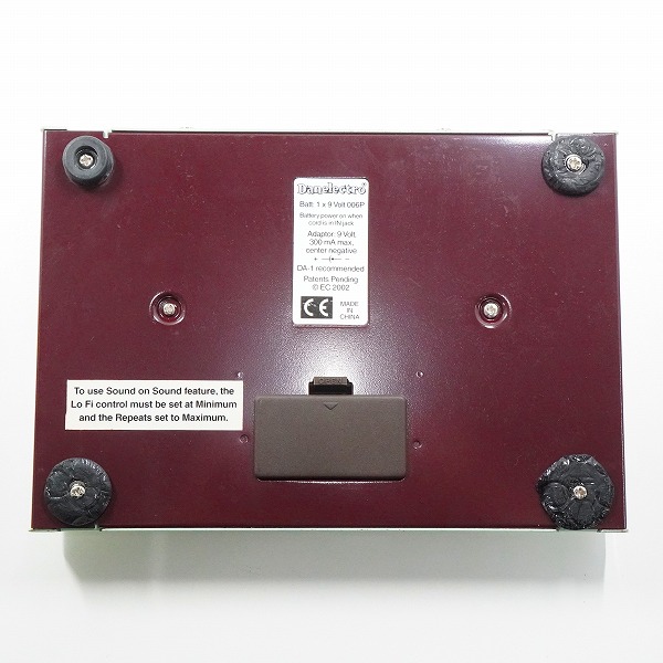 実際に弊社で買取させて頂いた【ジャンク】Danelectro/ダンエレクトロ DTE-1 REEL ECHO/リールエコー エフェクターの画像 2枚目