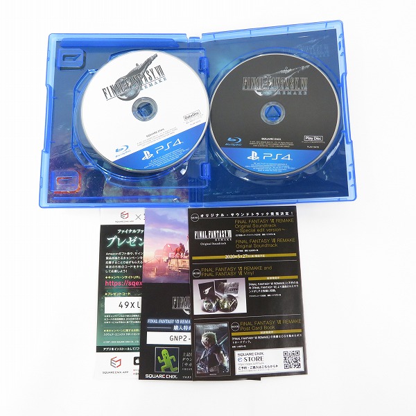 実際に弊社で買取させて頂いたPS4/プレイステーション4 用 ソフト FF7 REMAKE/FF零式 HD/聖剣伝説3/モンスターハンター：ワールド 4点セットの画像 2枚目