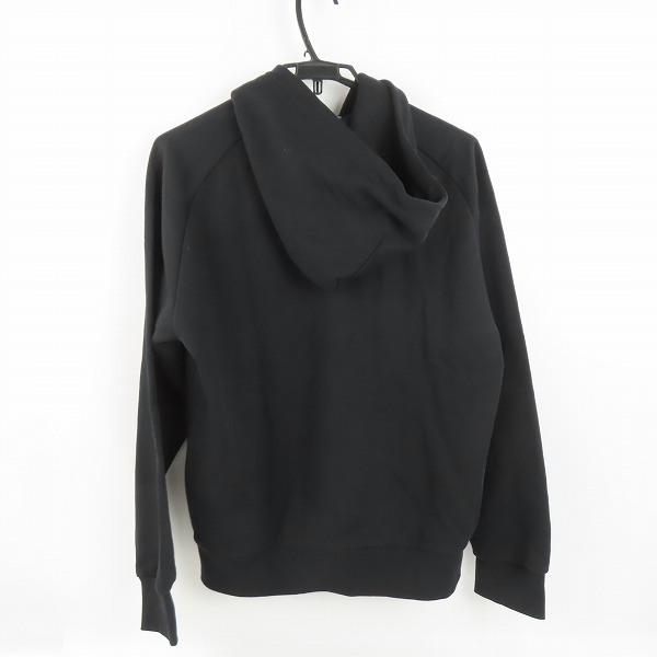 実際に弊社で買取させて頂いたCarhartt WIP/カーハート フーデッドスクエアラベルジャケット ジップアップ パーカー A201011 ブラック/Sの画像 1枚目