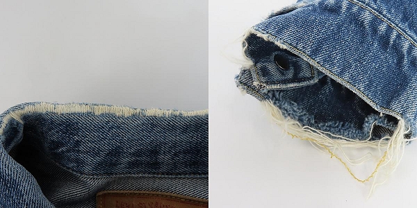 実際に弊社で買取させて頂いたLevi's/リーバイス 506XX/70501-0003 1st/ファースト 復刻 デニムジャケット Gジャン 555刻印 米国製/44の画像 9枚目