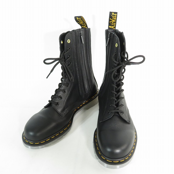 実際に弊社で買取させて頂いたYOHJI YAMAMOTO pour homme×Dr.Martens/ヨウジヤマモト×ドクターマーチン  10ホールサイドゴアブーツ HJ-E05-762-1-06/UK10