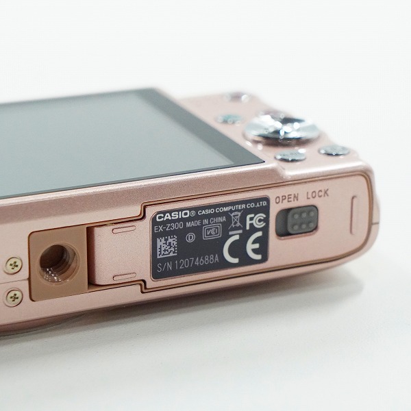 実際に弊社で買取させて頂いたCASIO/カシオ EXILIM EX-Z300 コンパクトデジタルカメラ 簡易動作確認済みの画像 6枚目