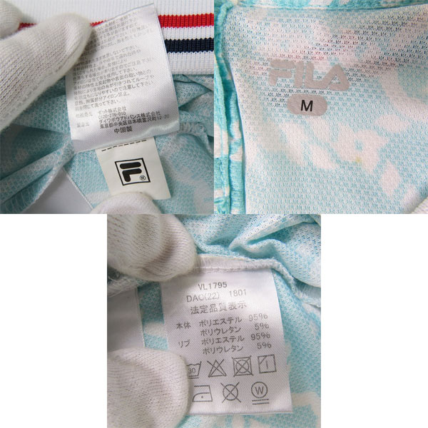 実際に弊社で買取させて頂いたFILA/フィラ テニスウェア レディース セットアップ ハート柄 VL1795/VL1798 Mの画像 4枚目