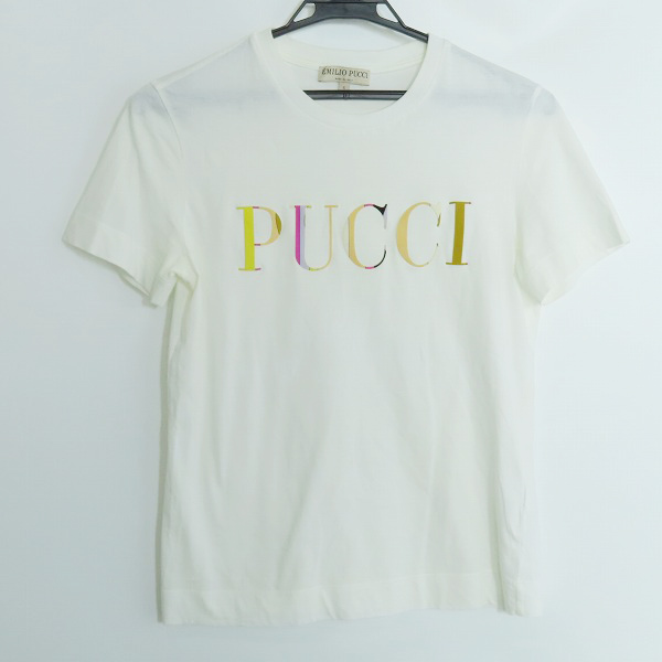 実際に弊社で買取させて頂いたEMILIO PUCCI/エミリオプッチ プリント Tシャツ/S