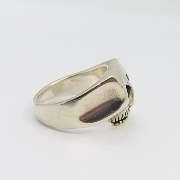 実際に弊社で買取させて頂いた【ギャラ付き】FLASH POINT/フラッシュポイント JIM SKULL RING/ジムスカルリング Solid Type A201CG/14号の画像 4枚目