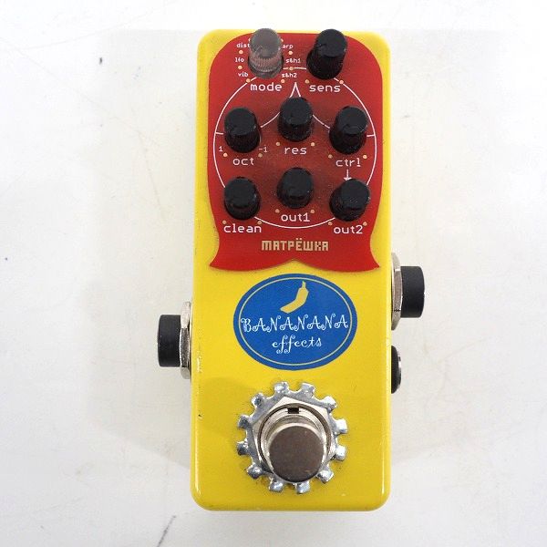 実際に弊社で買取させて頂いたBANANANA effects/バナナナエフェクツ MATRYOSHKA ベース シンセサウンドエフェクター【動作確認済】