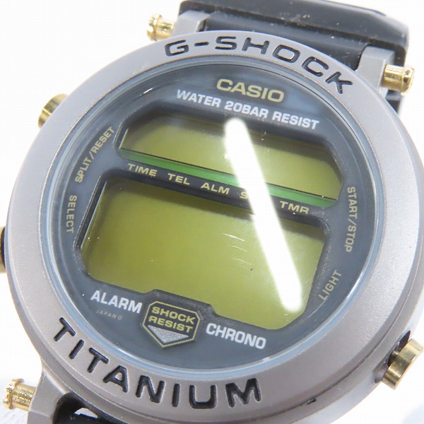 実際に弊社で買取させて頂いたG-SHOCK/Gショック TITANIUM チタニウム デジタル 腕時計 初代 MR-G/MRG-1【動作未確認】の画像 6枚目
