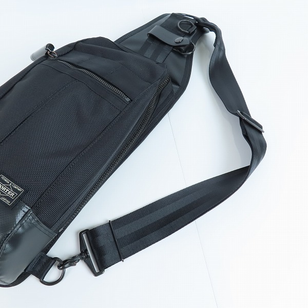 実際に弊社で買取させて頂いた【未使用】PORTER/ポーター HEAT/ヒート マグライト付 ワンショルダーバッグ/ボディバッグ 703-08000の画像 2枚目