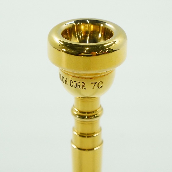 実際に弊社で買取させて頂いたVINCENT BACH/ヴィンセントバック 7C ゴールド トランペット用 マウスピースの画像 3枚目