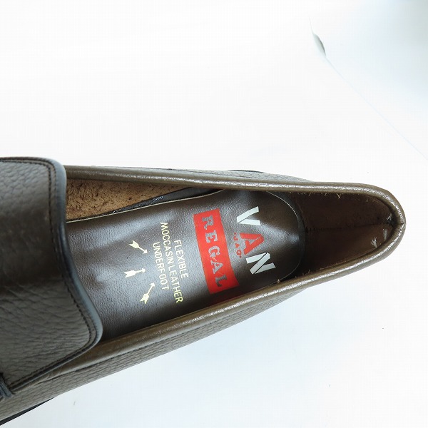 実際に弊社で買取させて頂いたREGAL × VAN JAC/リーガル × ヴァンジャケット タッセルローファー 3780/24.5EEの画像 4枚目