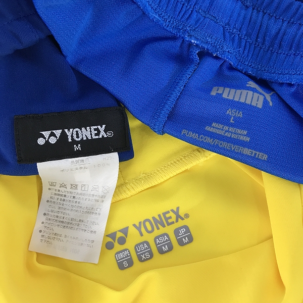 実際に弊社で買取させて頂いた【おまとめ】YONEX/ヨネックス puma/プーマ トレーニングウェア シャツ/パンツの画像 1枚目