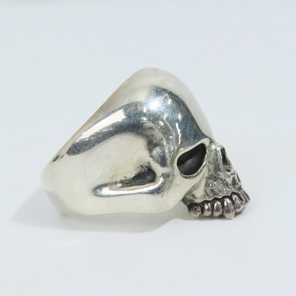 実際に弊社で買取させて頂いたCRAZY PIG/クレイジーピッグ EVIL SKULL RING LARGE/ラージエビルスカル リング 21号の画像 3枚目