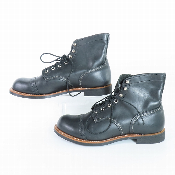 実際に弊社で買取させて頂いたREDWING/レッドウィング IRON RANGER/アイアンレンジャー ワークブーツ 8084/11Dの画像 3枚目