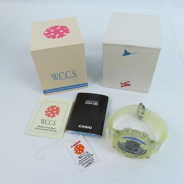 実際に弊社で買取させて頂いたG-SHOCK/Gショック W.C.C.S. FROGMAN/フロッグマン トリプルマンタ DW-8201WC-2T【動作未確認】の画像 6枚目