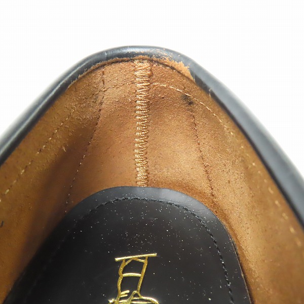 実際に弊社で買取させて頂いたREGAL/リーガル ホースビット レザー ローファー/シューズ ブラック Y064/23.5の画像 9枚目