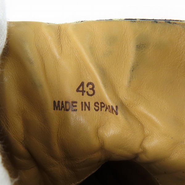 実際に弊社で買取させて頂いたJIMMY CHOO/ジミーチュウ 総柄 ハイカット スニーカー/40の画像 5枚目