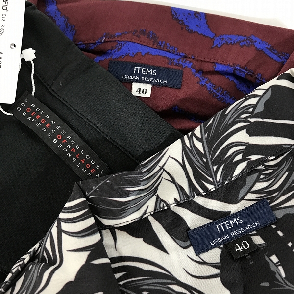 実際に弊社で買取させて頂いた【おまとめ/未使用】URBAN RESEARCH/アーバンリサーチ 開襟シャツ 等の画像 1枚目