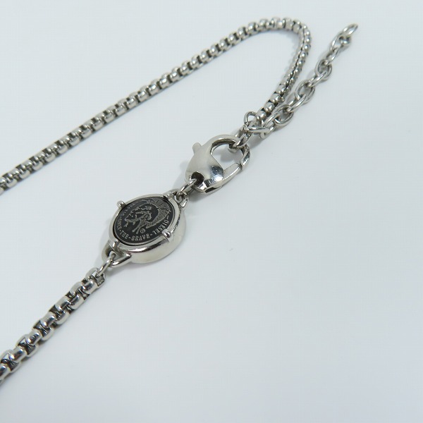 実際に弊社で買取させて頂いたDIESEL/ディーゼル ステンレス ダブルリング ネックレス の画像 7枚目